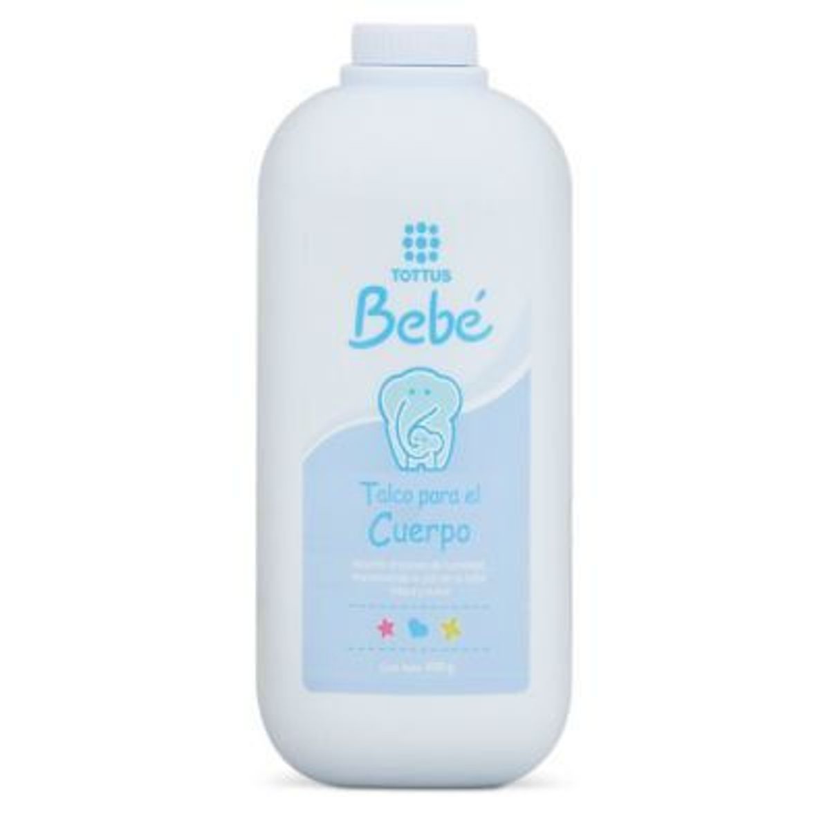 TOTTUS - Talco para el Cuerpo Tottus Bebé Envase 400 g