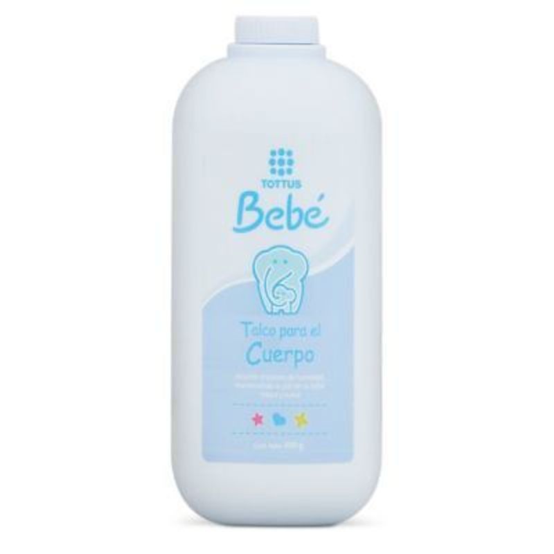 TOTTUS - Talco Para Bebé Tottus Todo Para El Cuerpo Envase 400 g