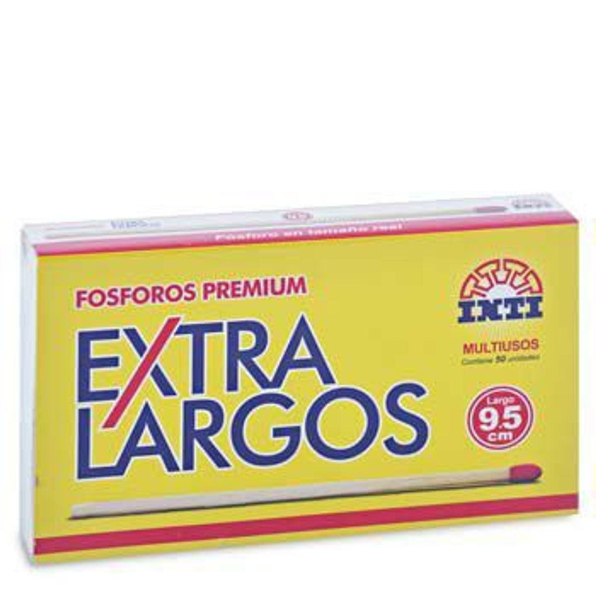 INTI - Fósforos Inti Premium Extra Largo Caja 50 Und