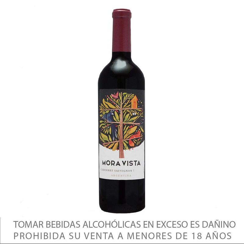 LAS MORAS - Vino Tinto Cabernet Sauvignon Las Moras 750 mL