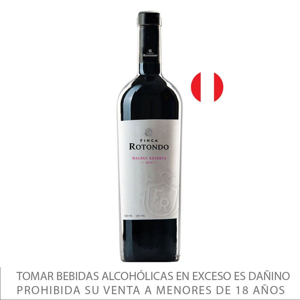 FINCA ROTONDO - Vino Finca Rotondo Malbec Reserva Botella 750 mL