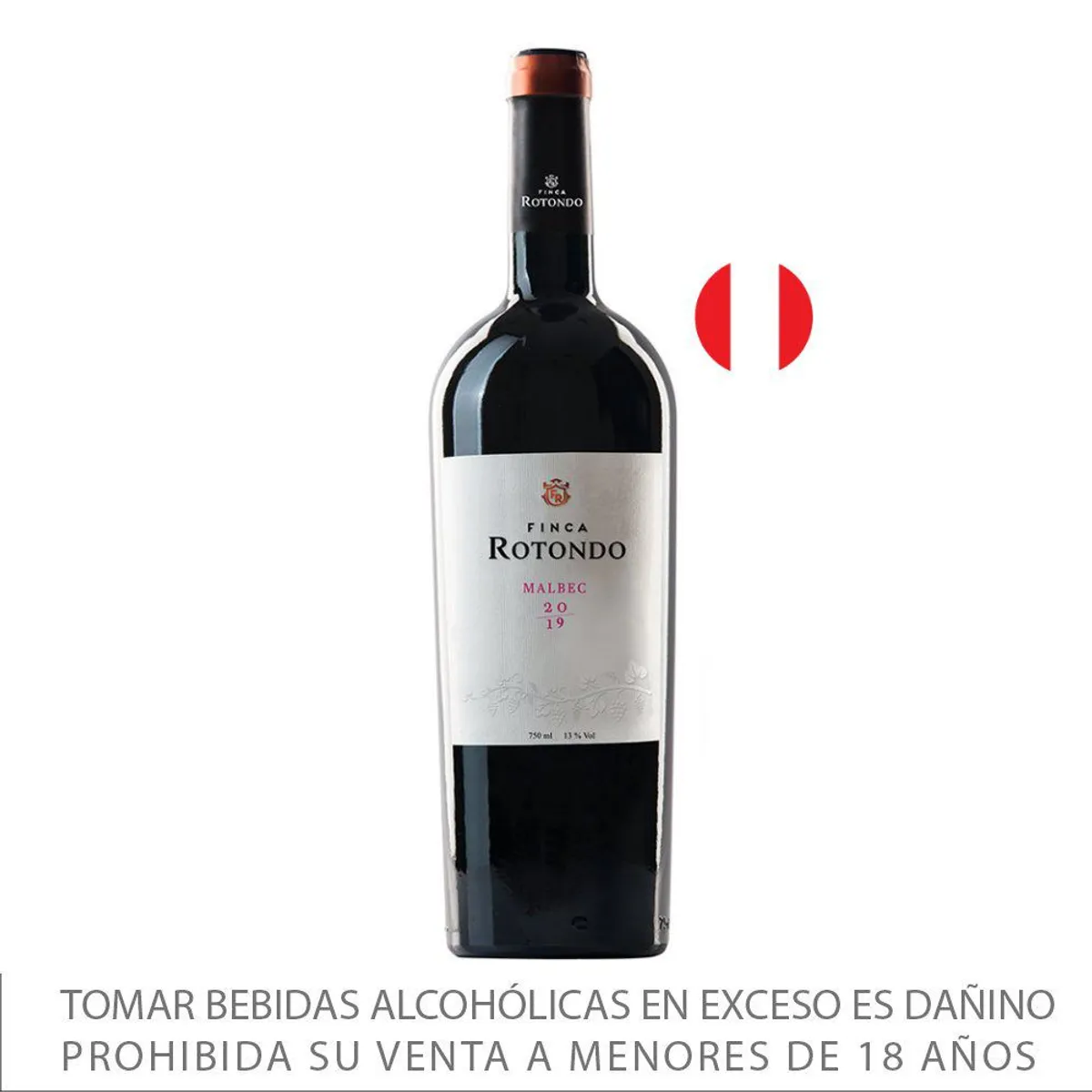 FINCA ROTONDO - Vino Finca Rotondo Malbec Botella 750 mL