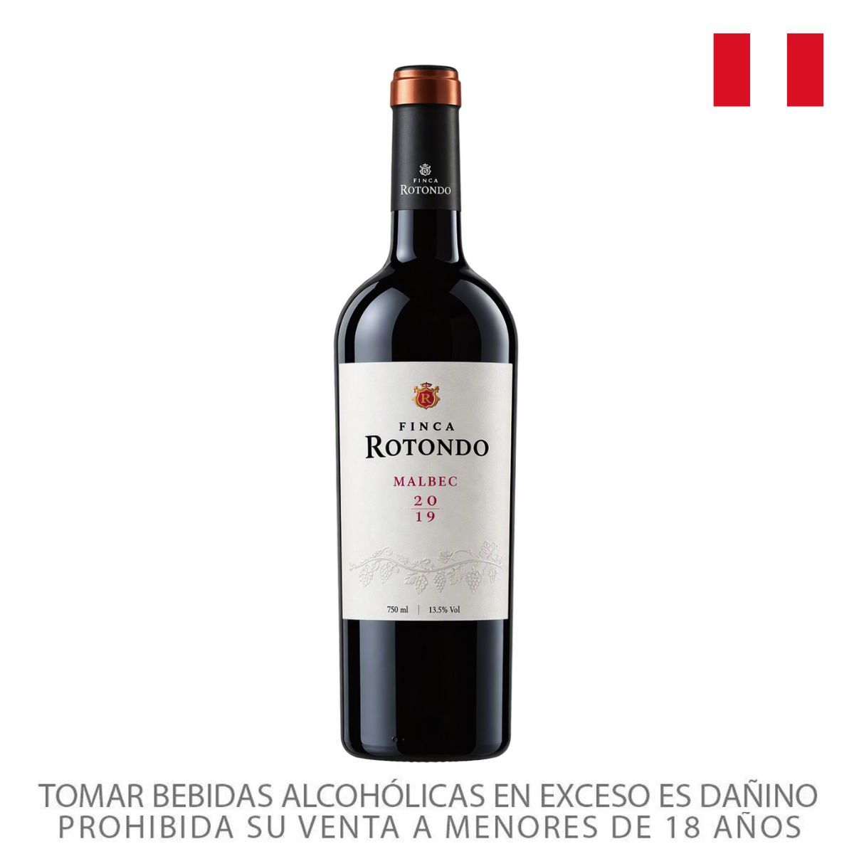 FINCA ROTONDO - Vino Finca Rotondo Malbec Botella 750 mL