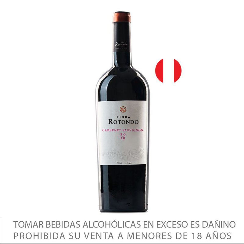 FINCA ROTONDO - Vino Tinto Finca Rotondo Malbec Cabernet Merlot Botella 750 mL