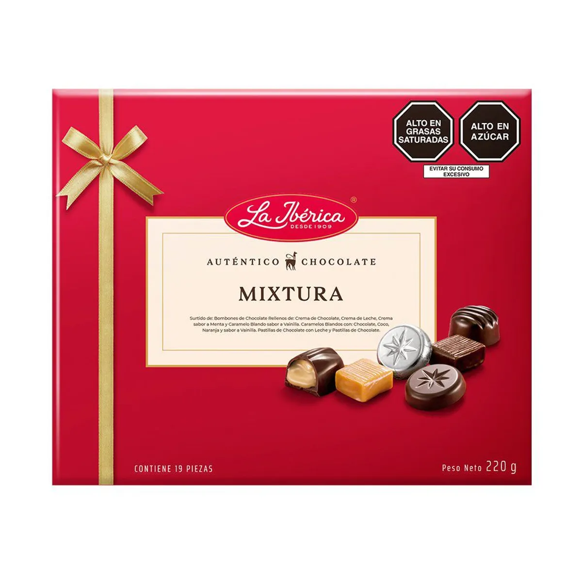 LA IBERICA - Chocolate La Iberica Mixtura Caja 220 g