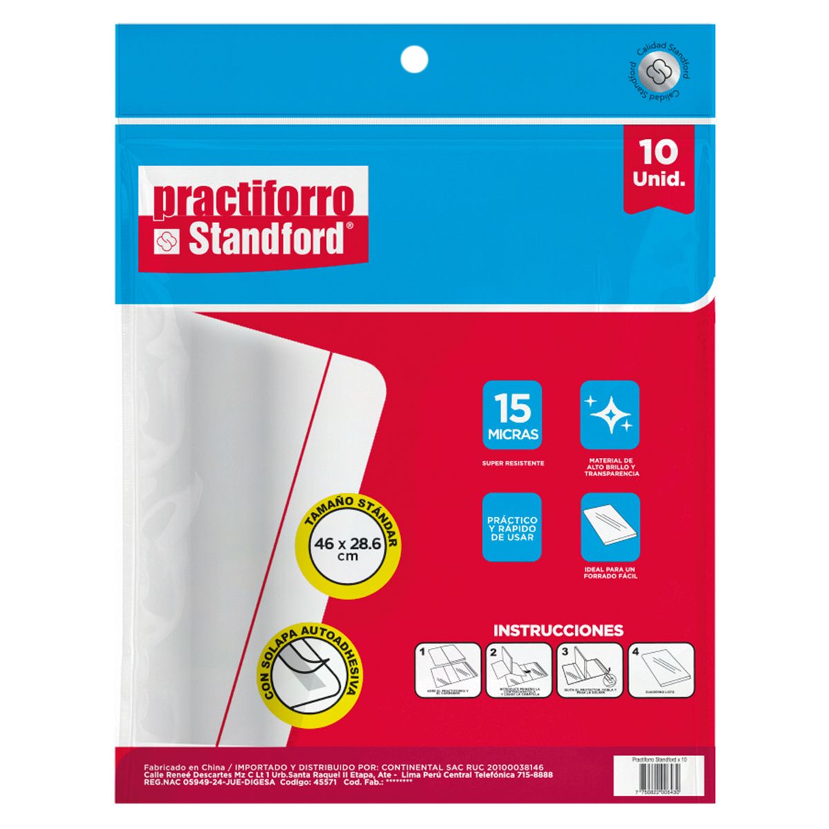 STANDFORD - Practiforro Standford Empaque 10 Und