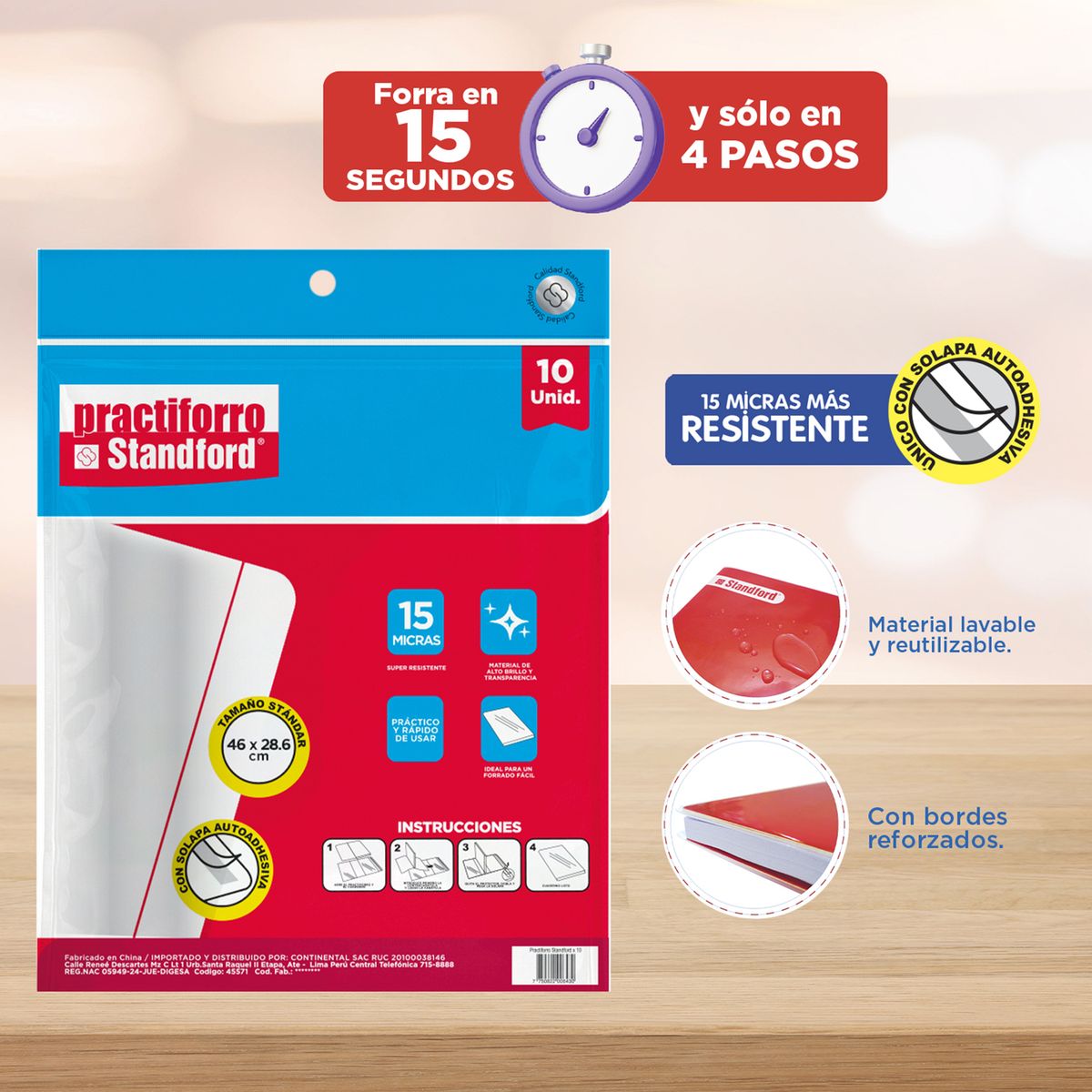 STANDFORD - Practiforro Standford Empaque 10 Und