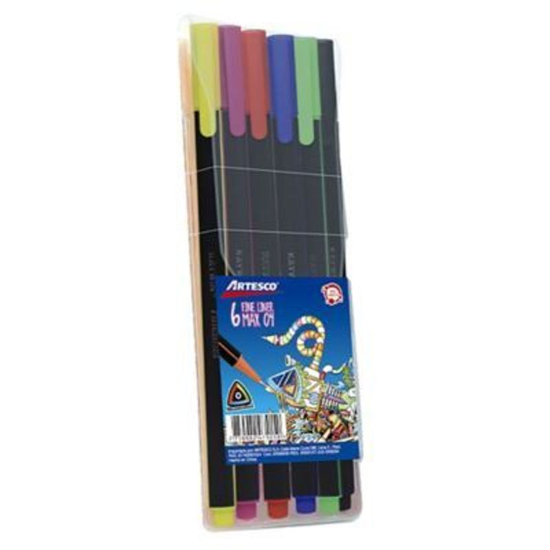 ARTESCO - Fine Liner Triangular Estuche X 6Und