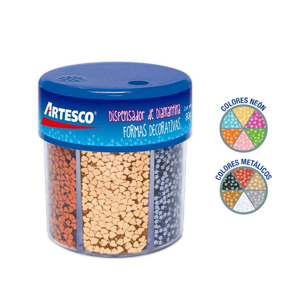 ARTESCO - Diamantina Artesco Metálica Con Dispensador