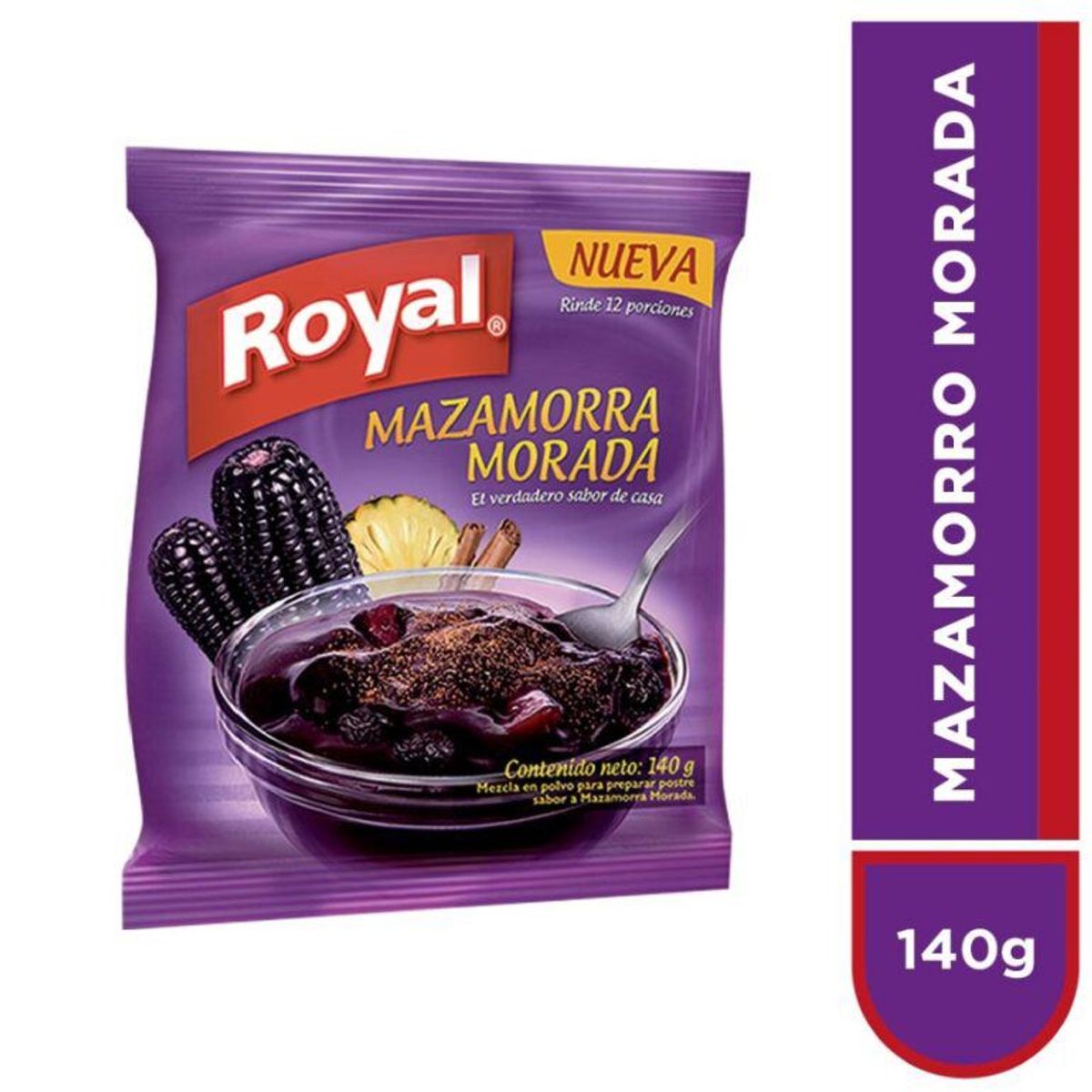 ROYAL - Mazamorra Maíz Morado Royal Bolsa 140 g