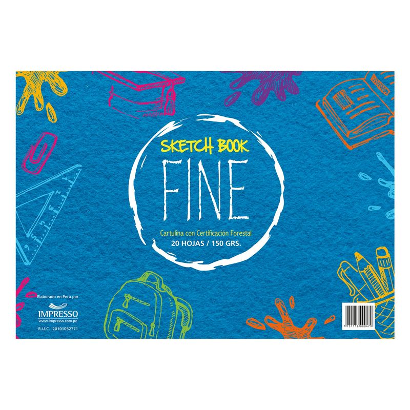 FINE - Sketch Book Macedonia A3 20 Hojas