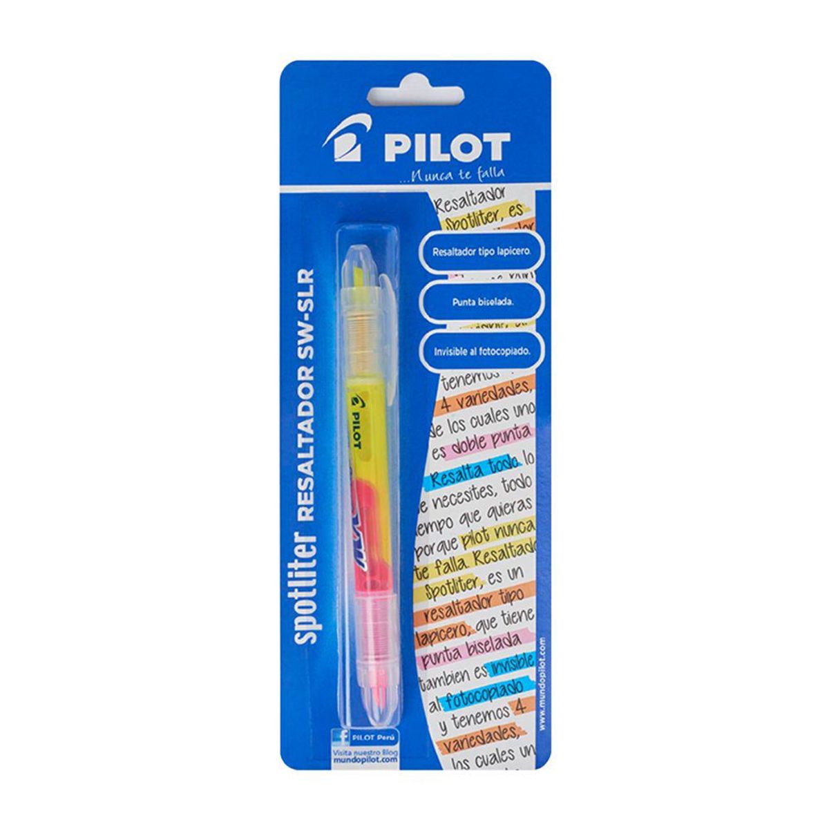 PEGAFAN - Resaltador Pilot Dúo Amarillo Rosado