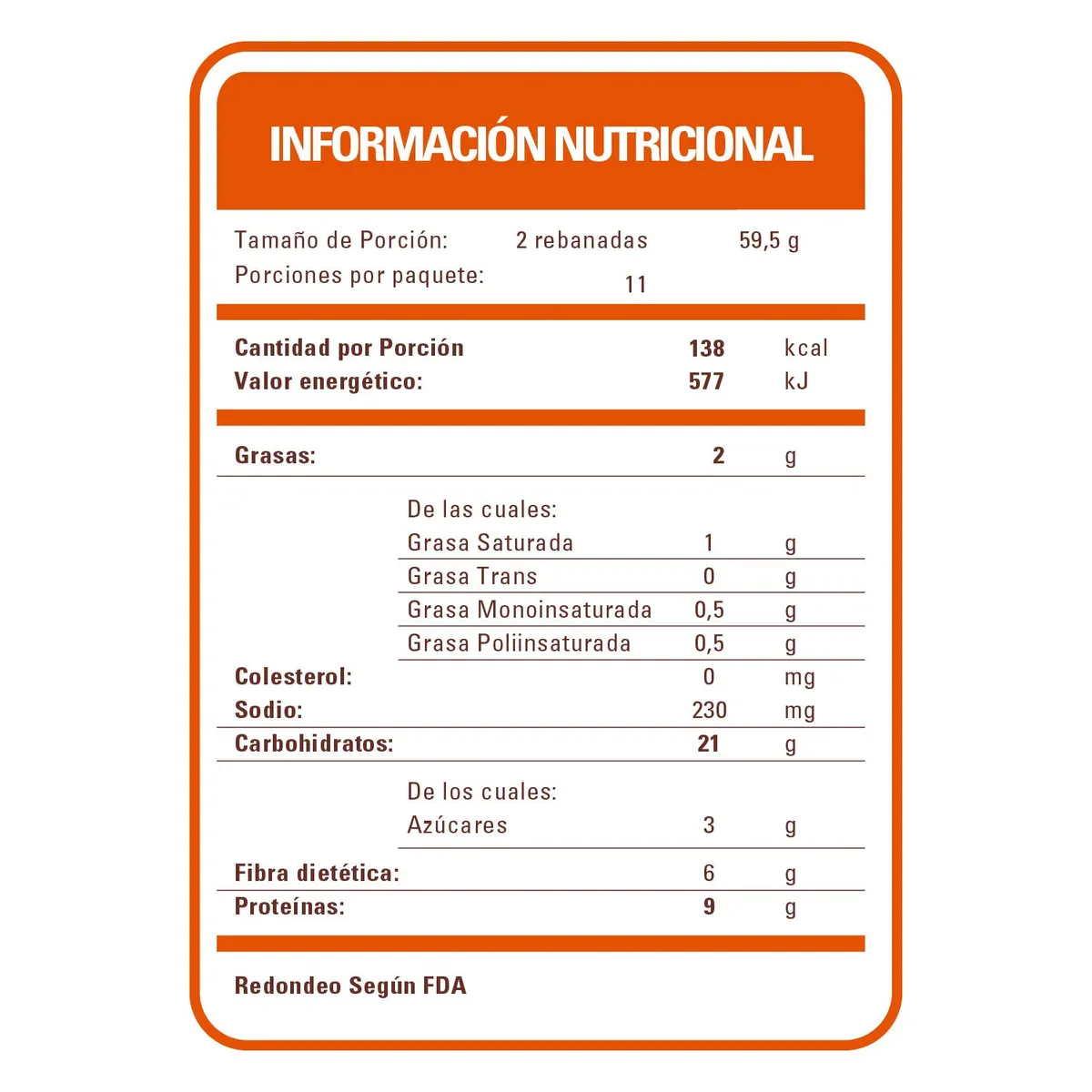 BIMBO - Pan de Molde Bimbo Integral Sin Borde Bolsa 650 g