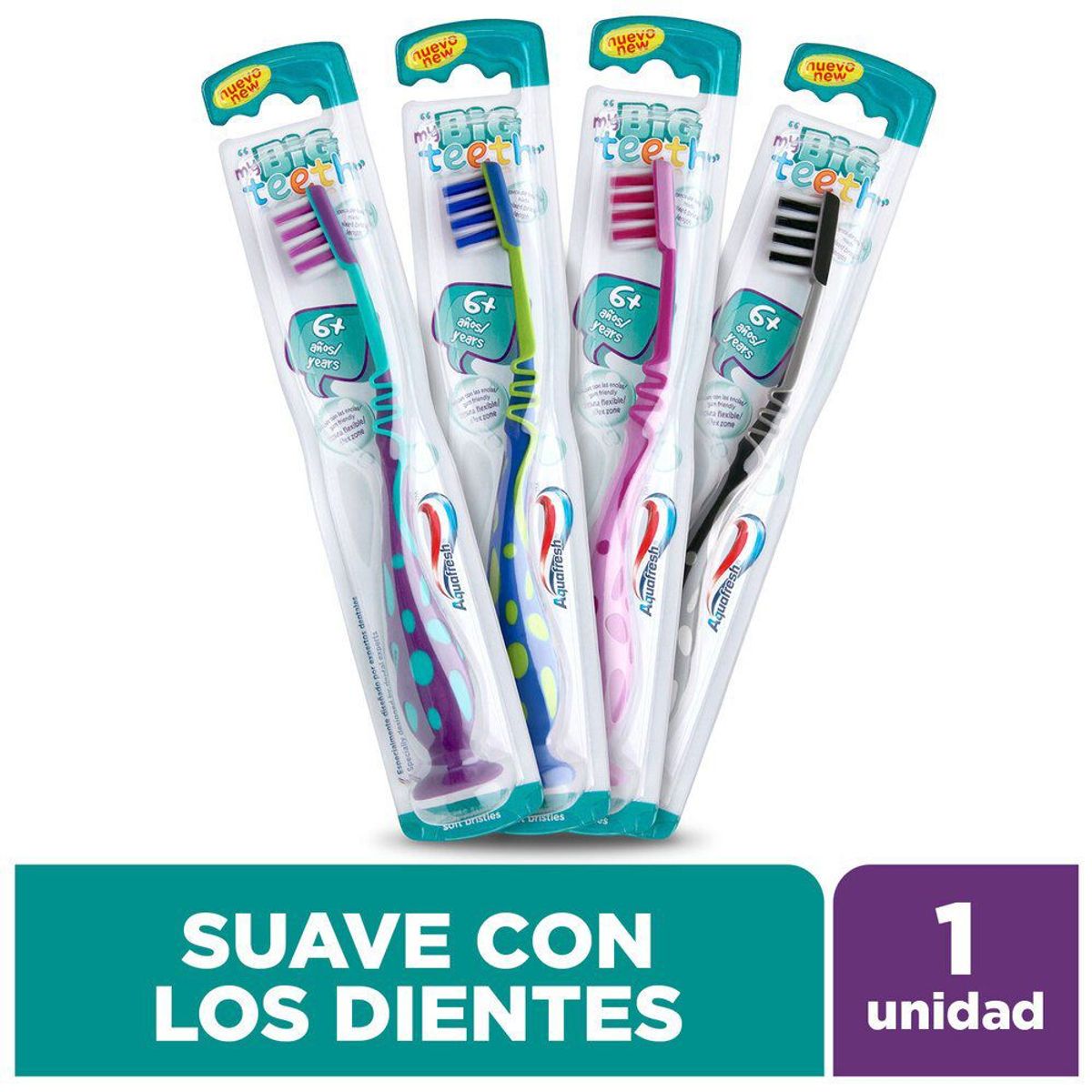 AQUAFRESH - Cepillo Aquafresh Big Teeth Suave