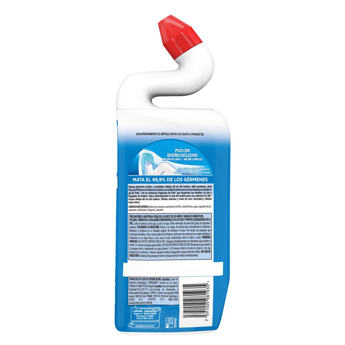 PATO - Limpiador Gel Pato 5 en 1 Marina Envase 500 mL