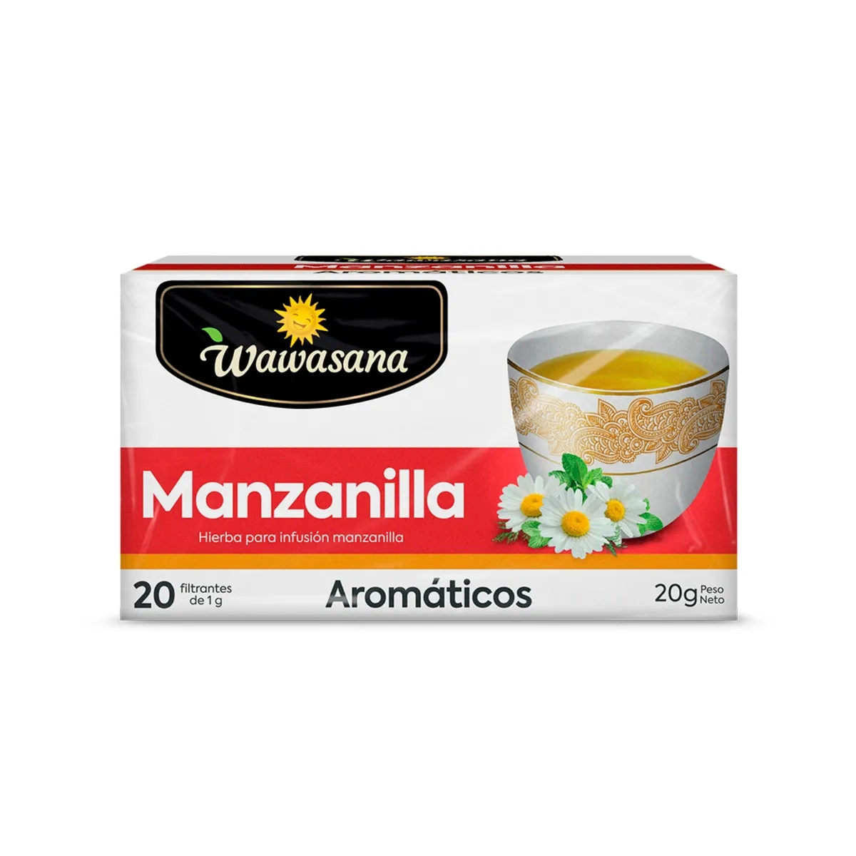WAWASANA - Infusión Manzanilla Wawasana Caja 20 Sobres