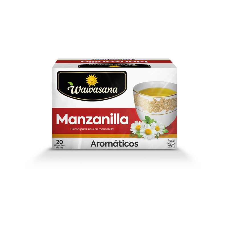 WAWASANA - Té Wawasana Manzanilla Caja 20 Sobres