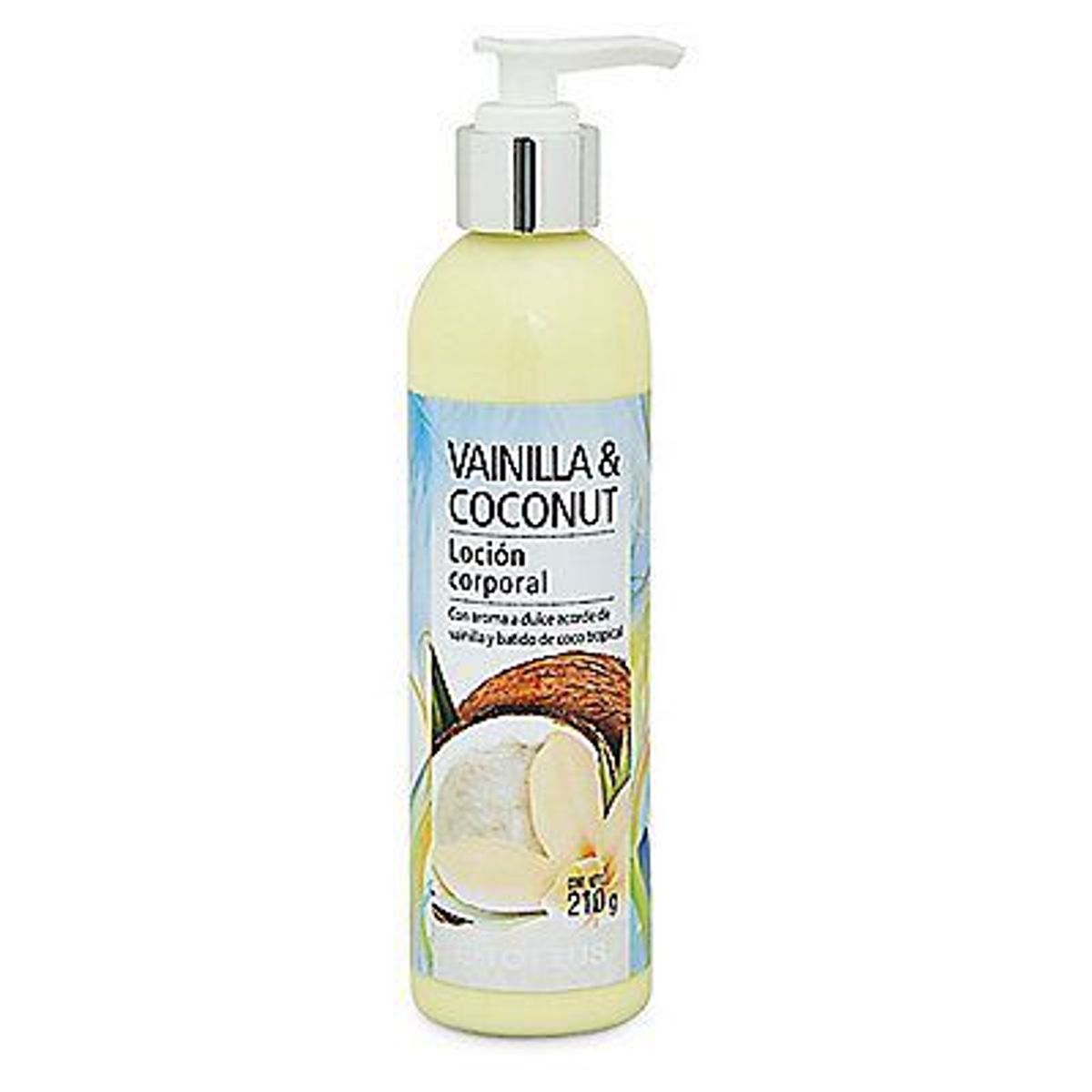 TOTTUS - Loción Corporal Tottus Vainilla y Coco Envase 210 g