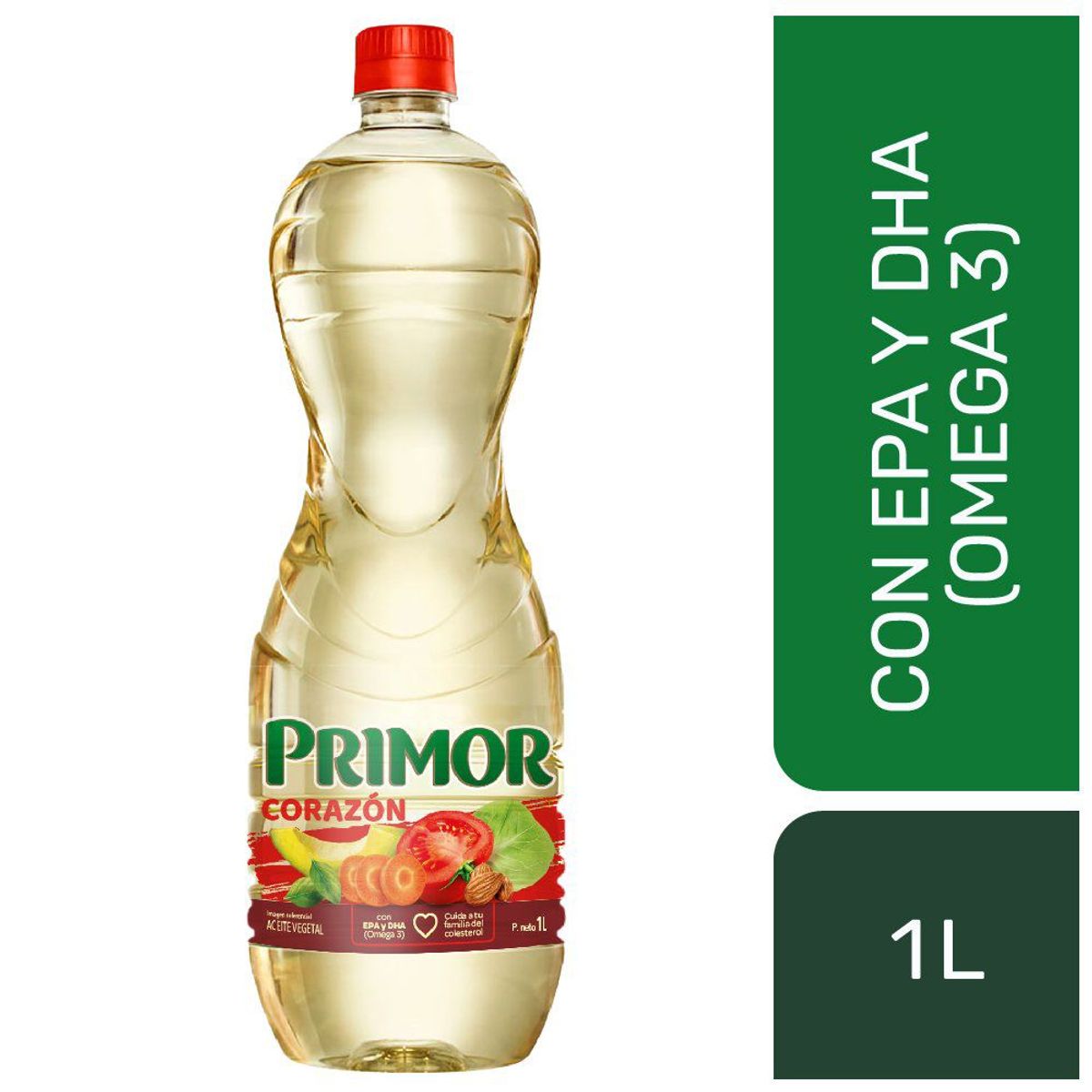 PRIMOR - Aceite Vegetal Primor Corazón 1 L