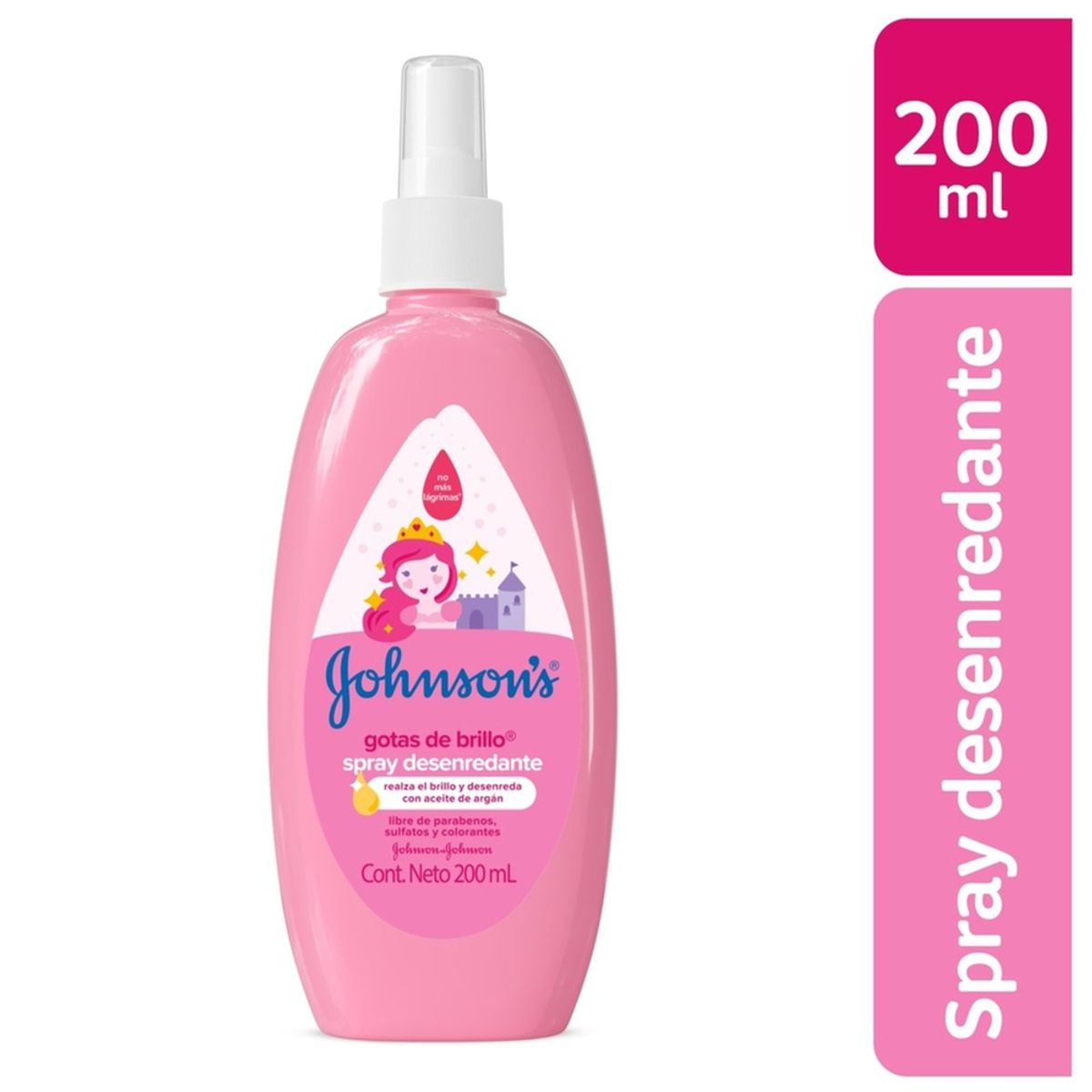 JOHNSONS BABY - Spray para Peinar Johnsons Gotas de Brillo Botella 200 mL