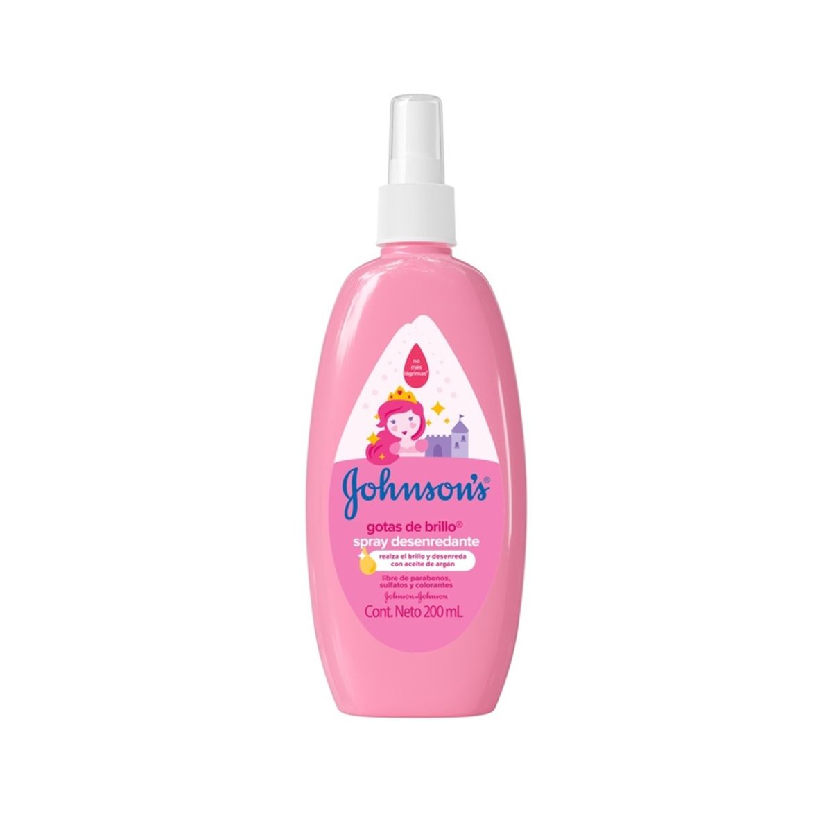 JOHNSONS BABY - Spray para Peinar Johnsons Gotas de Brillo Botella 200 mL