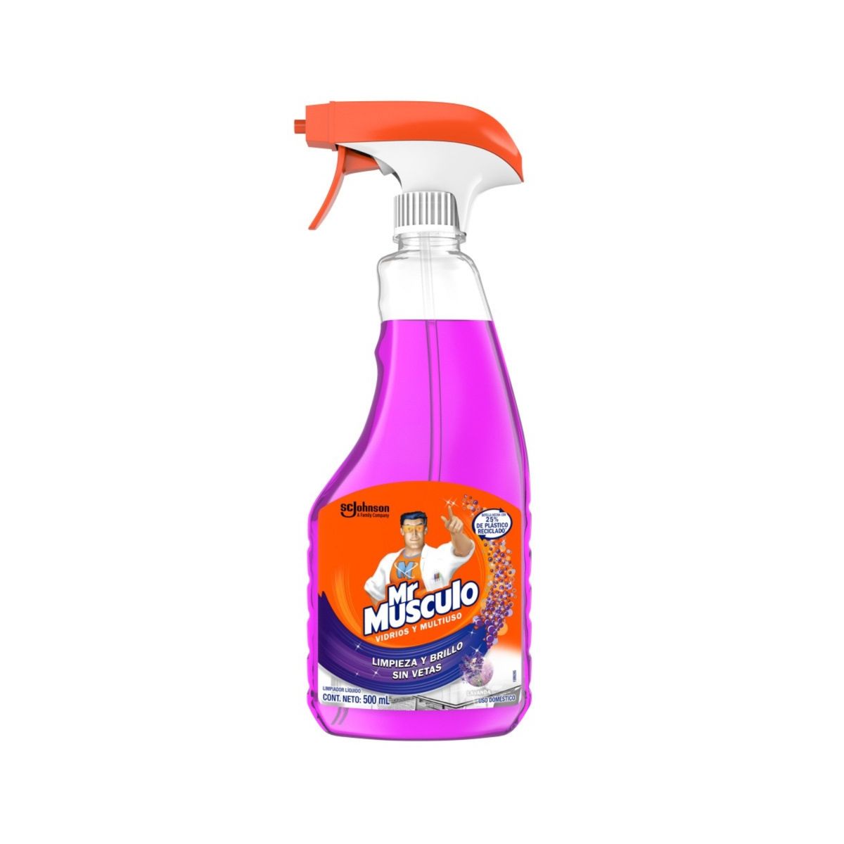 MR MUSCULO - Limpiavidrios Lavanda Mr Músculo Gatillo Envase 500 mL