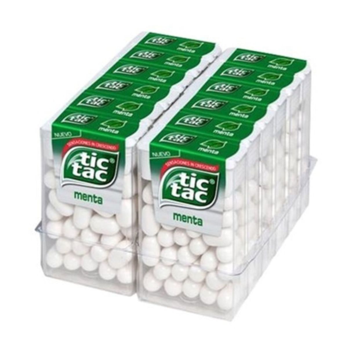 TIC TAC - Caramelos Tic Tac Menta Display 12 Und