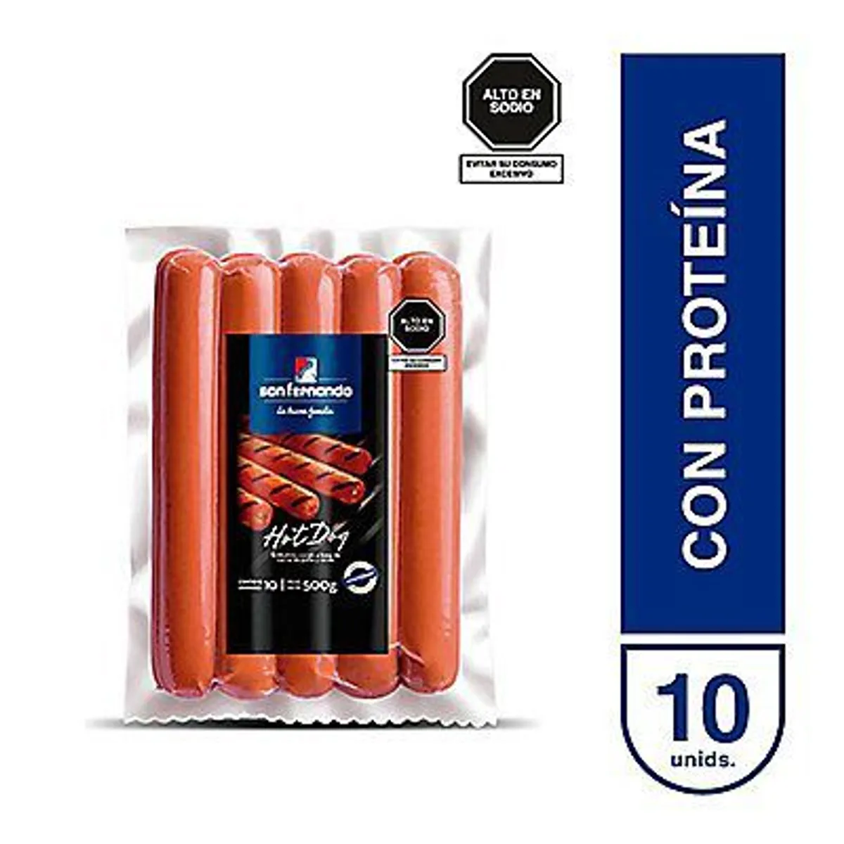 SAN FERNANDO - Hot Dog San Fernando Empaque 500 g