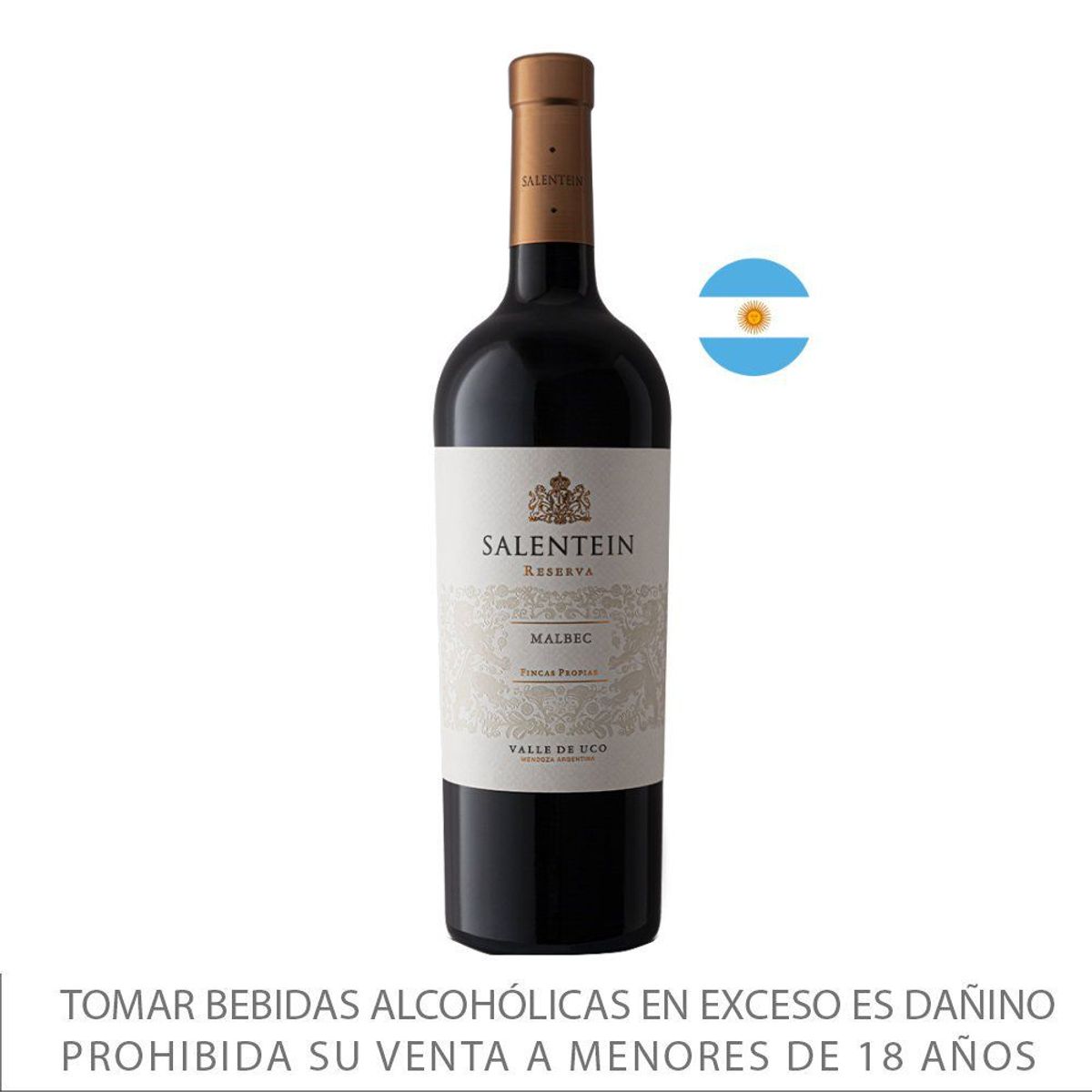 SALENTEIN - Vino Salentein Malbec Reserva Botella 750 mL