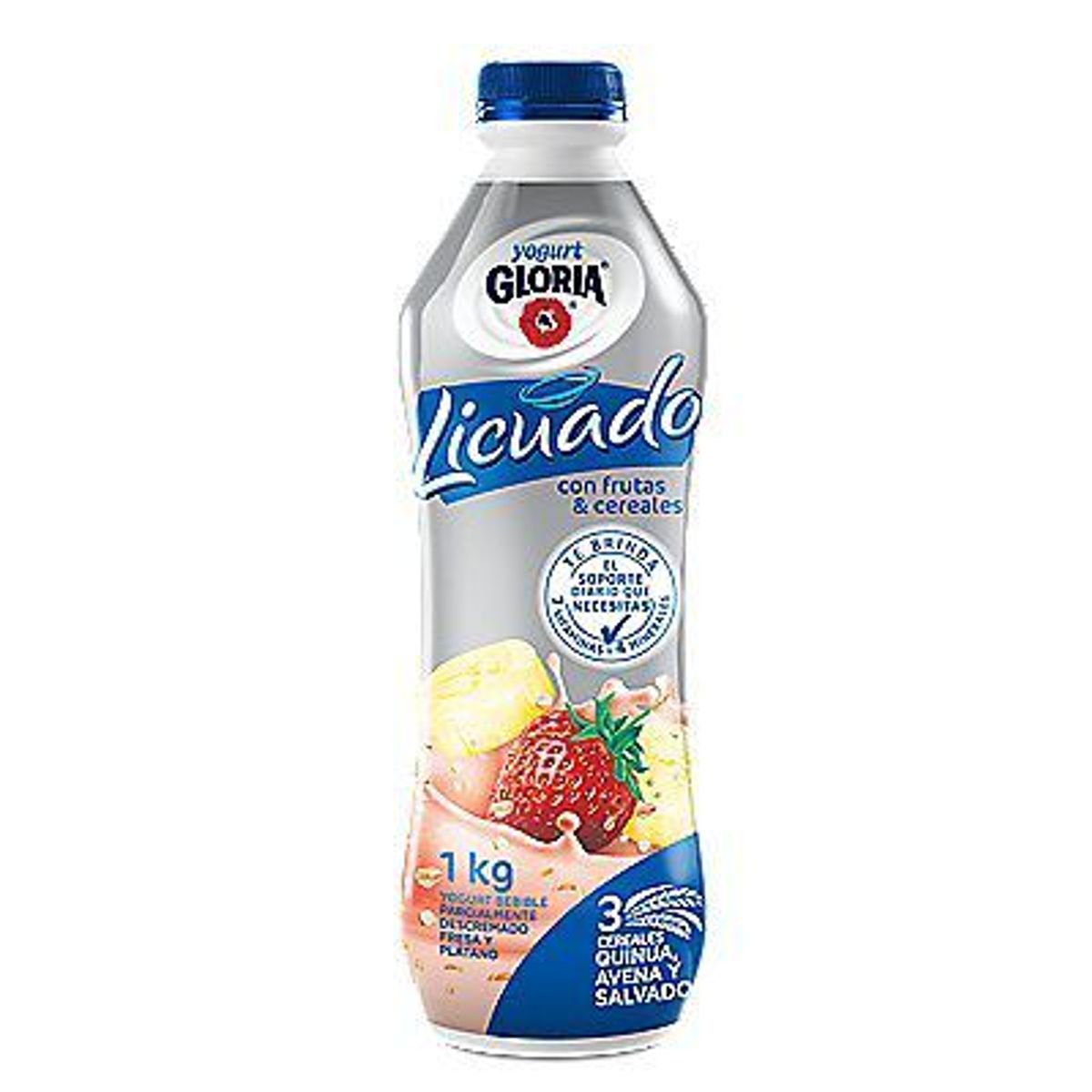 GLORIA - YOGURT LICUADO FRESA PLATEURIZADO