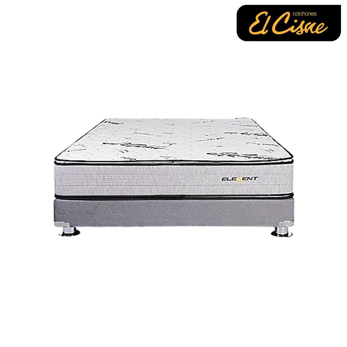 EL CISNE - Conjunto Element Pillow Top Pocket King