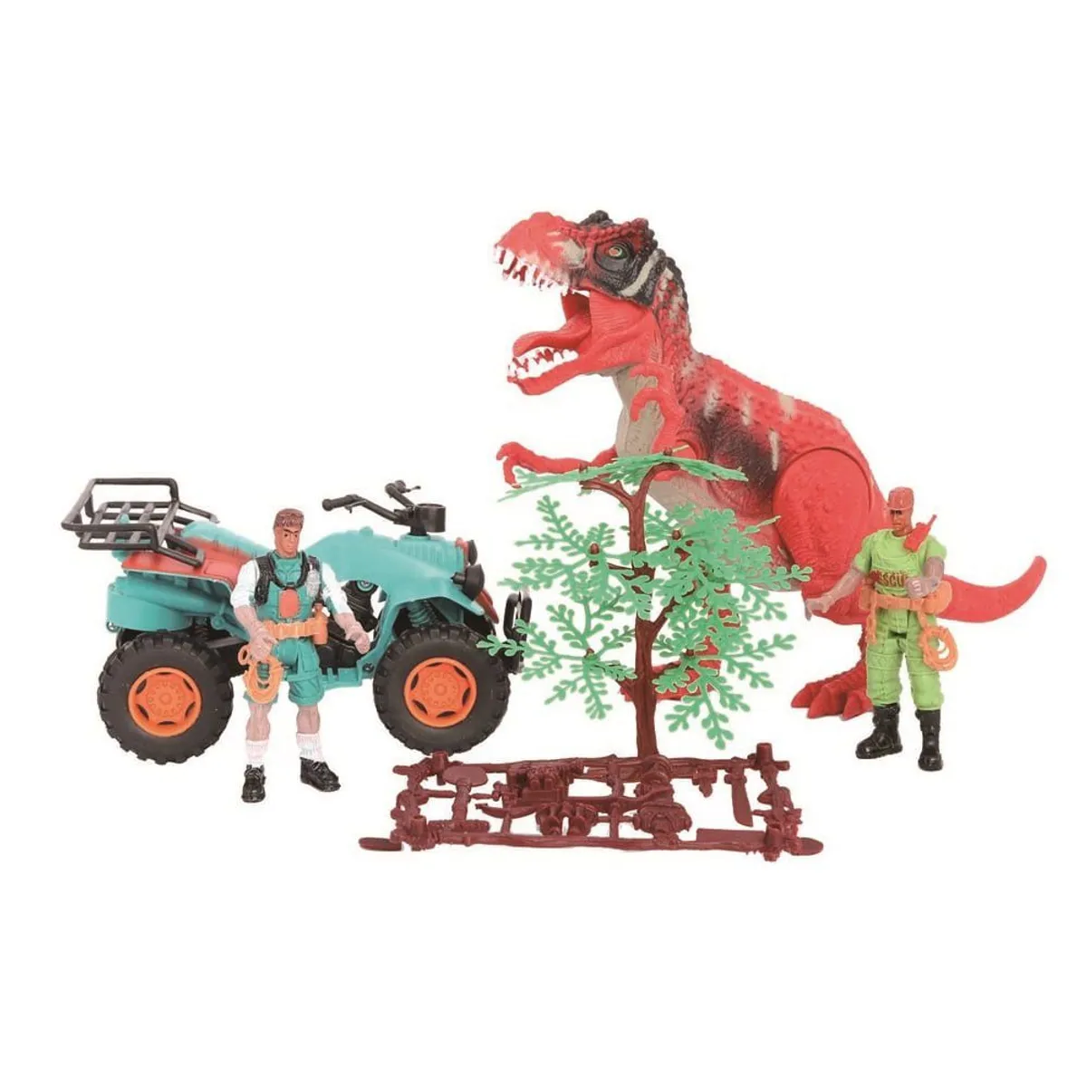 BEN TENG - Set de Dinosaurios Cuatrimoto