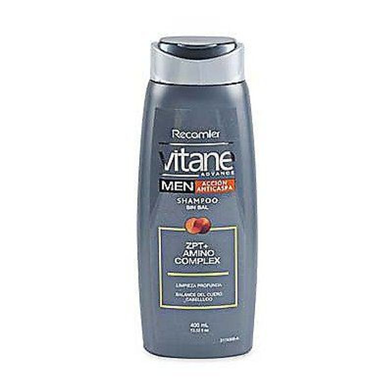 VITANE - Shampoo Vitane Advance Hombre Sin Sal Envase 400 mL
