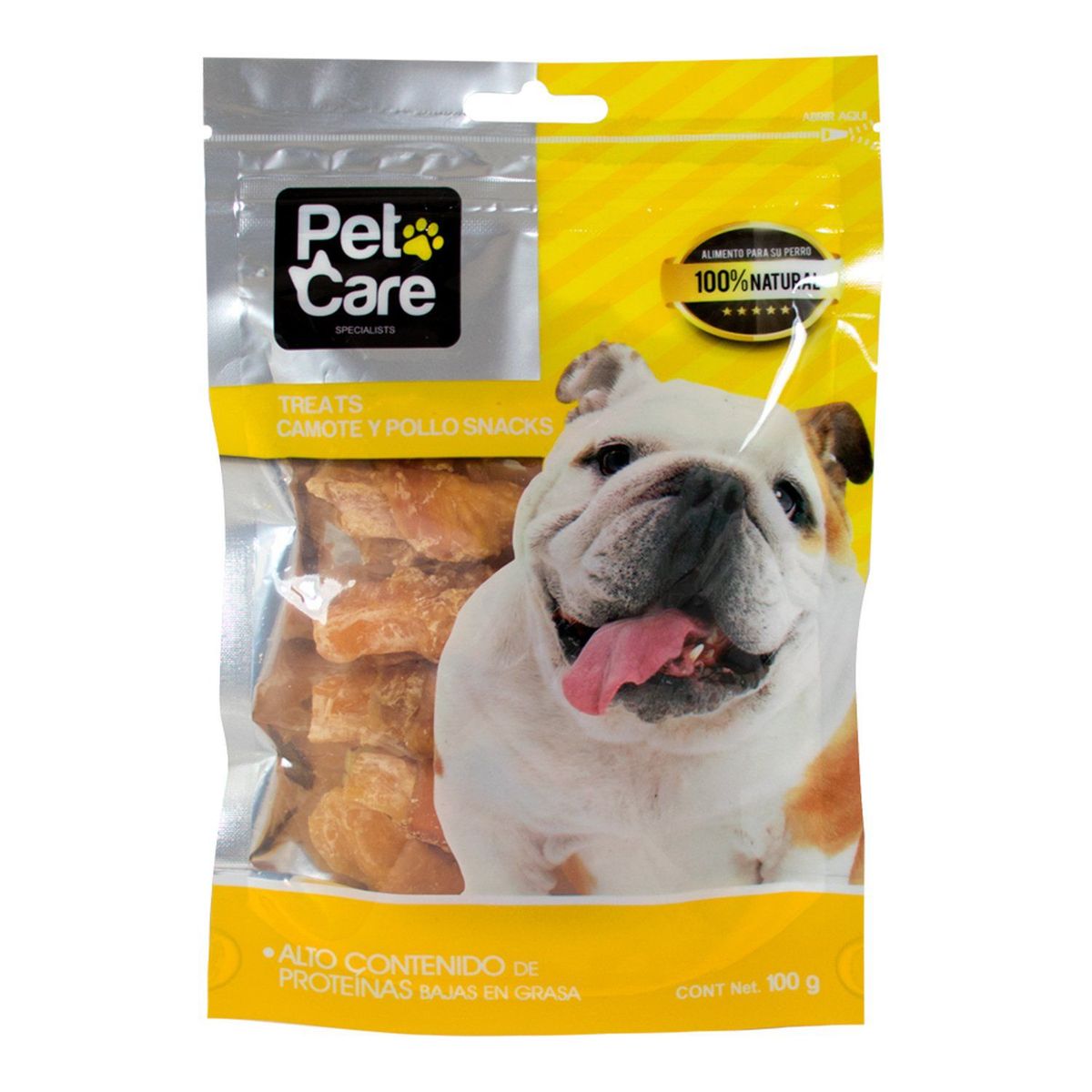 PET CARE - Snack Perros Pet Care Treats Camote Pollo Doypack 100 g