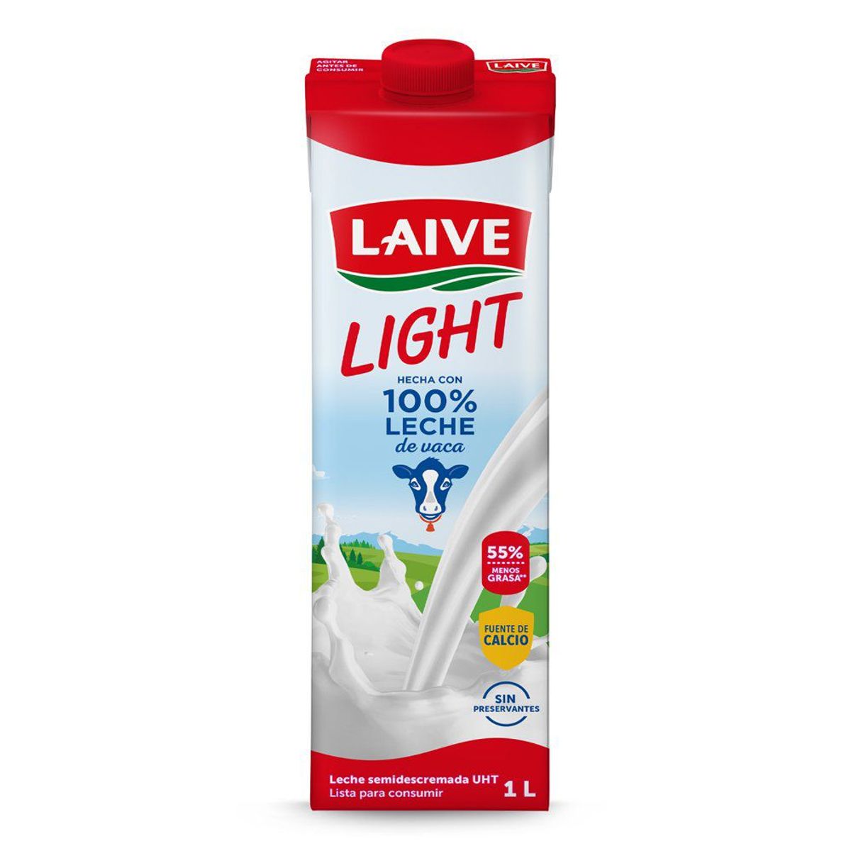 LAIVE - Leche Laive Semidescremada Uht 1 L