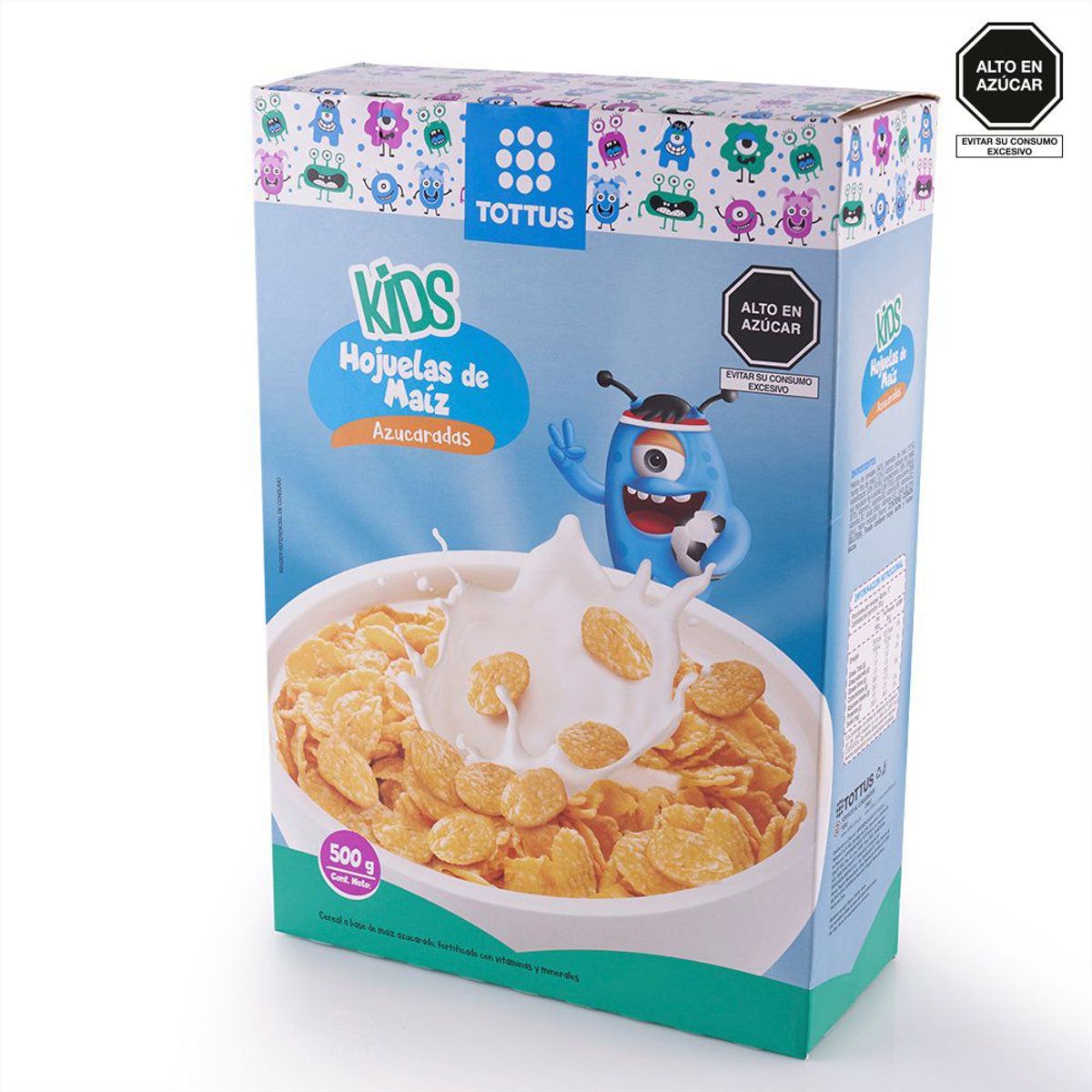 TOTTUS - Cereal Hojuelas Maíz Tottus Azúcaradas Caja 500 g