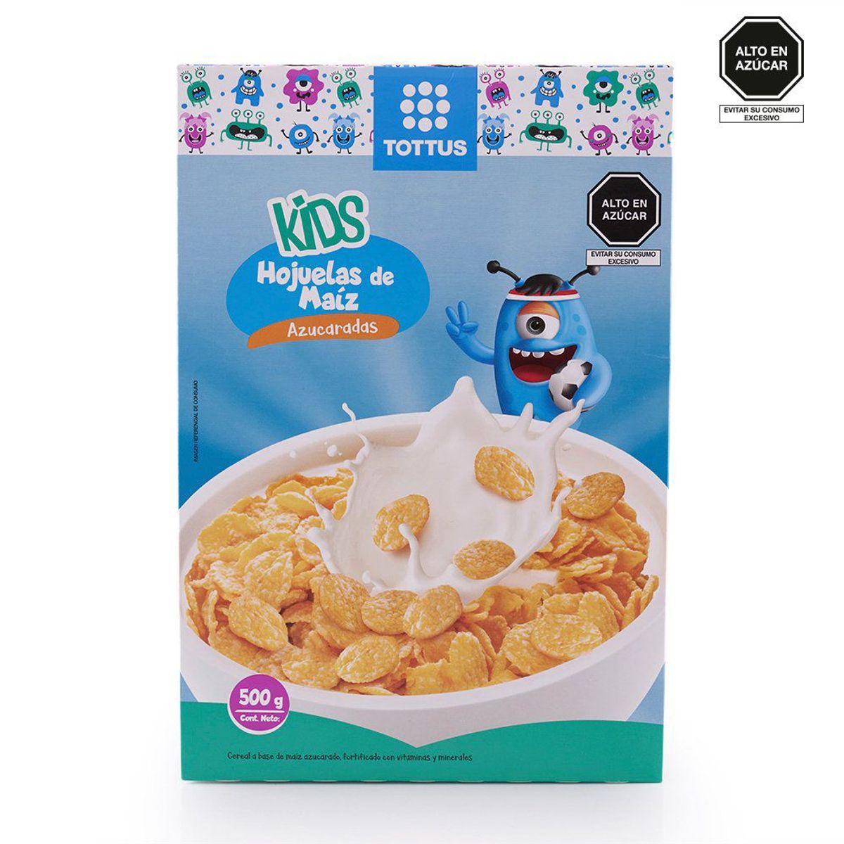 TOTTUS - Cereal Hojuelas Maíz Tottus Azúcaradas Caja 500 g