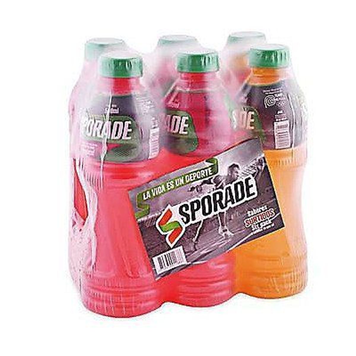 SPORADE - Bebida Rehidratante Sporade Surtido Sixpack Botella 500 mL
