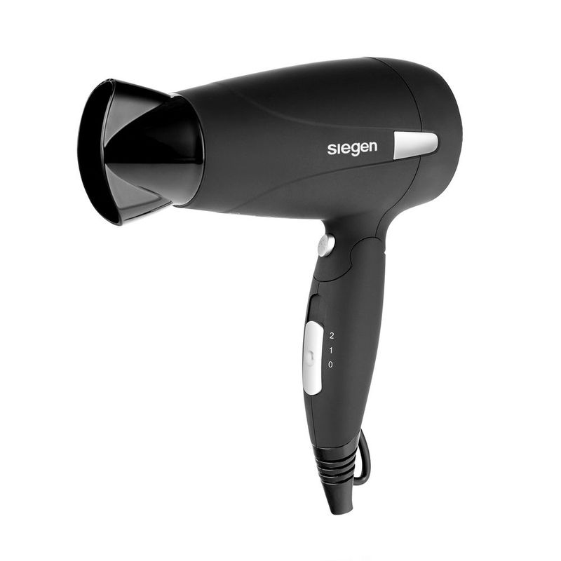 SIEGEN - Secadora de Pelo Negra 1700 Watts Siegen