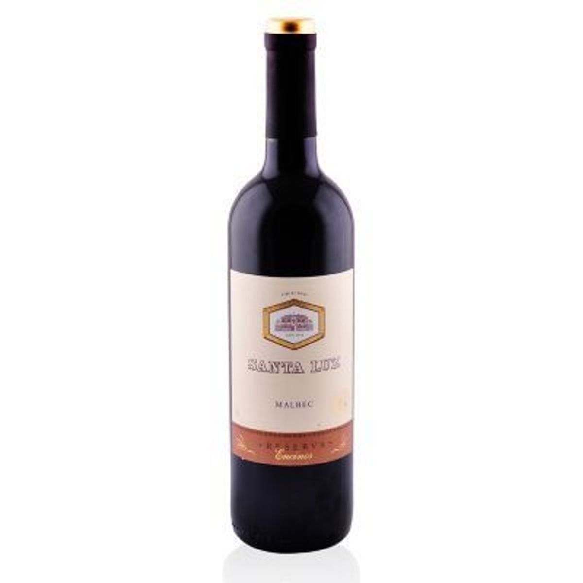 SANTA LUZ - Vino Tinto Santa Luz Malbec Encinos Botella 750 mL