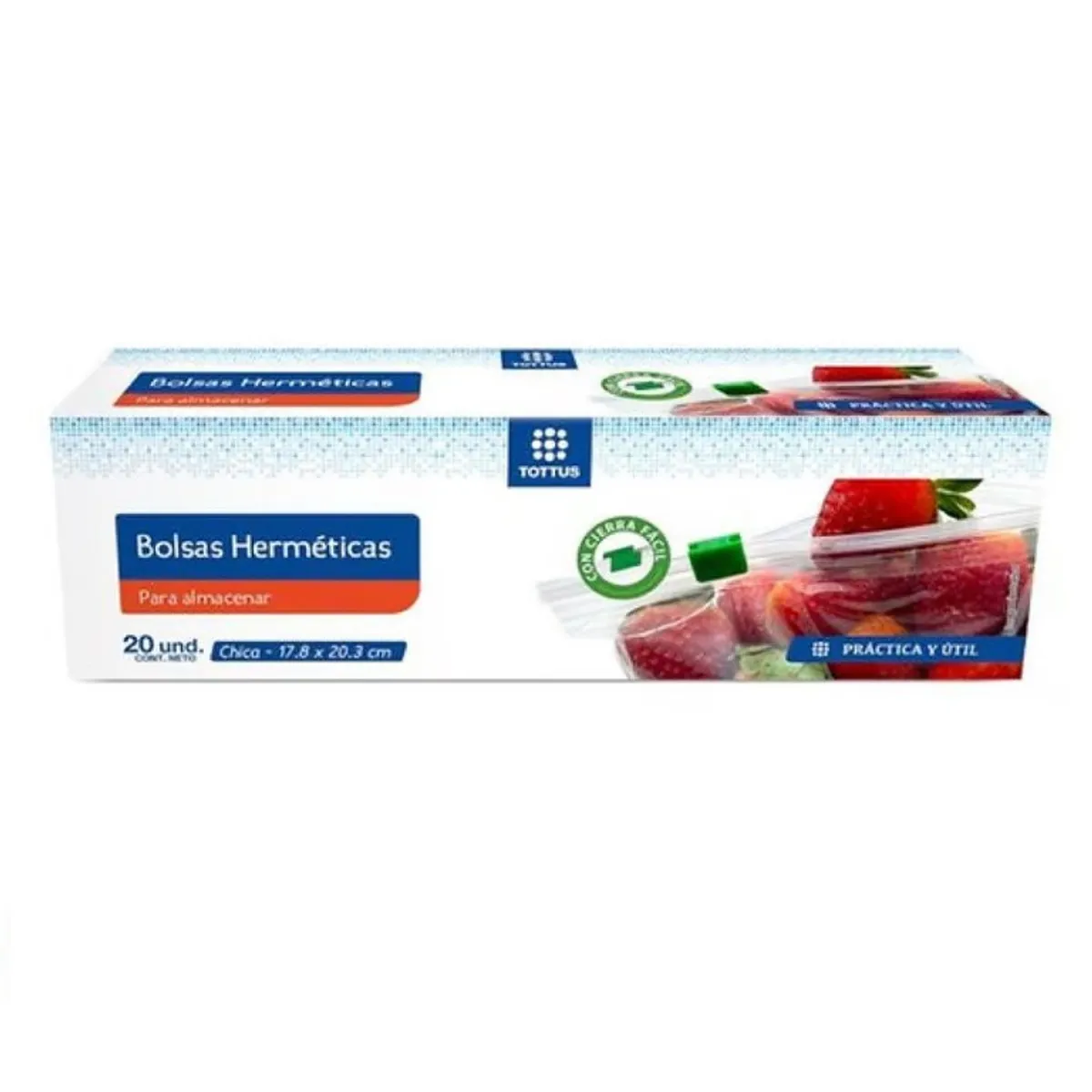 TOTTUS - Bolsas Herméticas Chicas Tottus Caja 20 Und