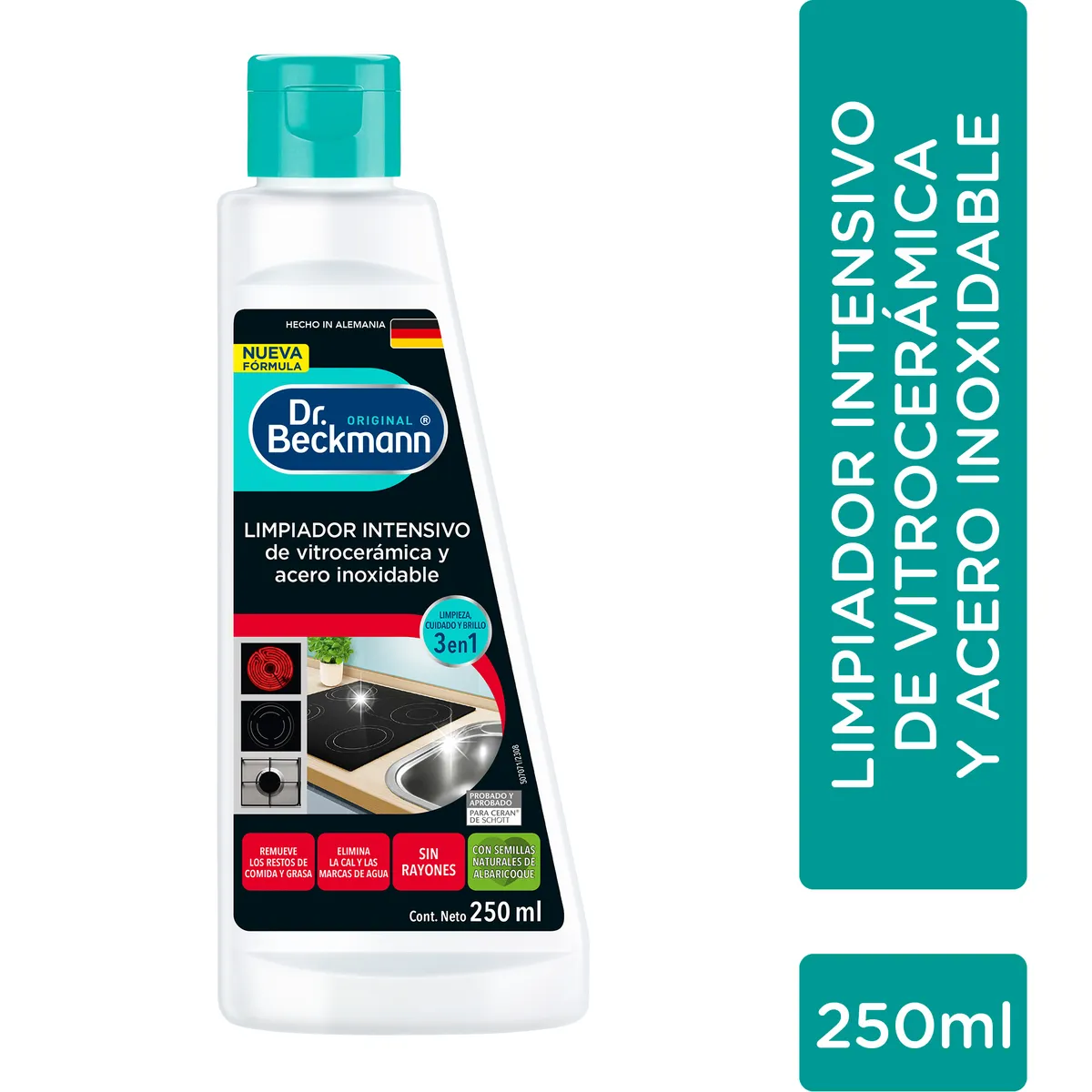 DR BECKMANN - Limpiador de Estufas Vitrocerámica Dr. Beckmann Envase 250 mL