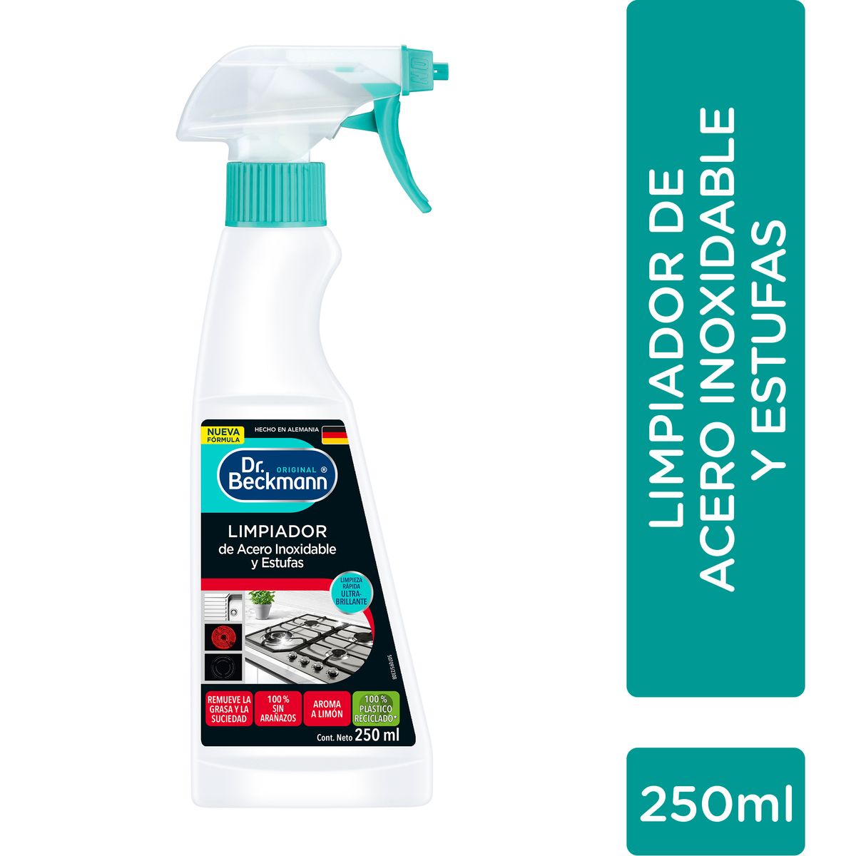 DR BECKMANN - Limpiador de Acero Inoxidable Dr. Beckmann Envase 250 mL
