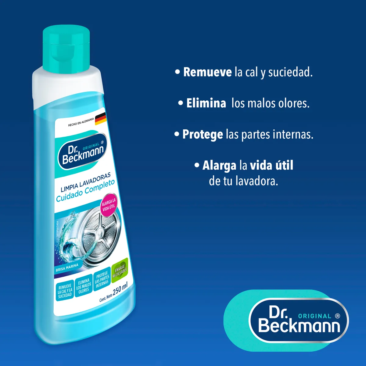 DR BECKMANN - Limpiador de Lavadoras Dr. Beckmann Envase 250 mL