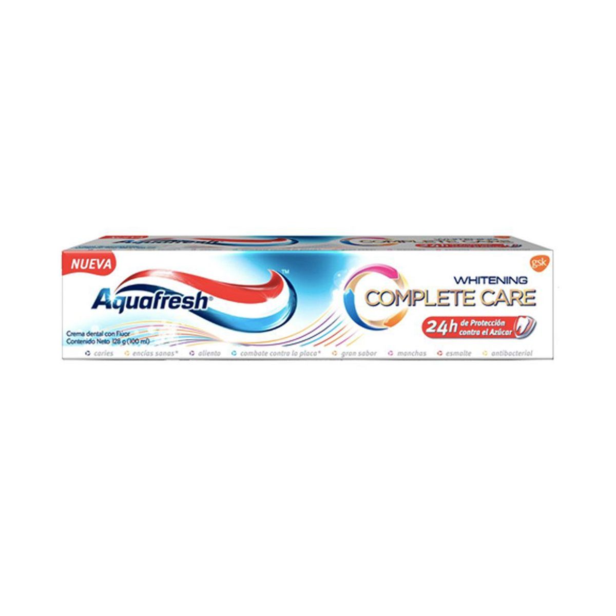 AQUAFRESH - Crema Dental Aquafresh Complete Care Whitening Envase 128 g