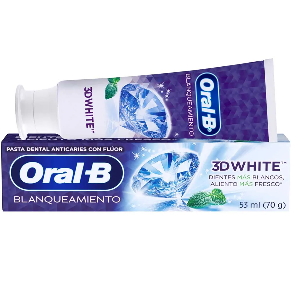 ORAL B - Pasta Dental Oral-b 3d White Blanqueadora Envase 53 mL