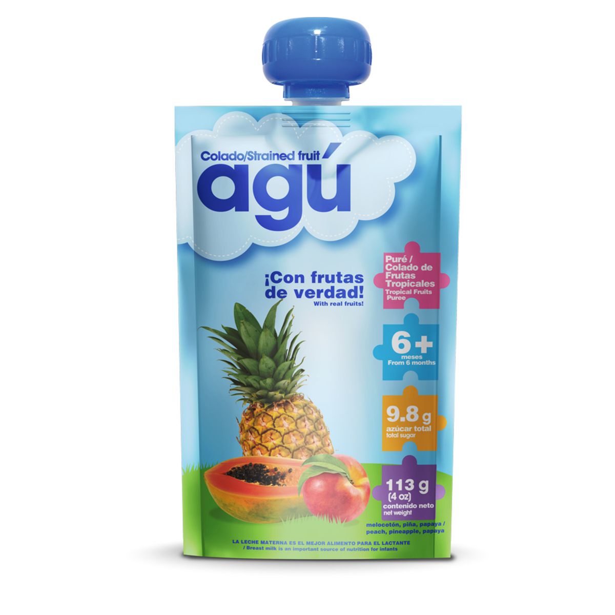 AGU - Colado de Frutas Tropicales Agú Doypack 113 g