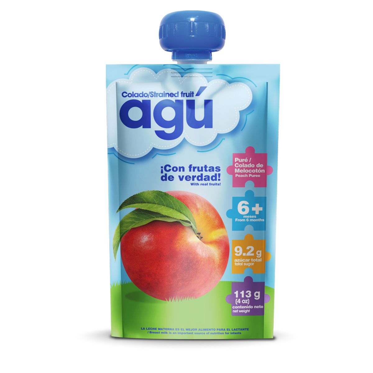 AGU - Colado de Melocotón Agú Doypack 113 g