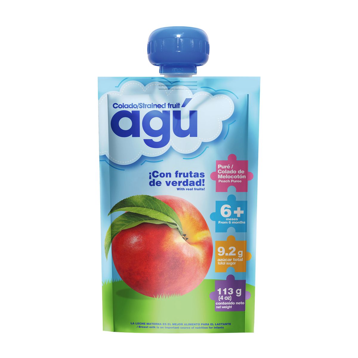 AGU - Colado de Melocotón Agú Doypack 113 g