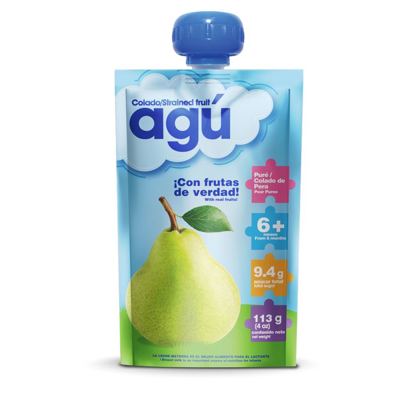 AGU - Colado de Pera Agú Doypack 113 g